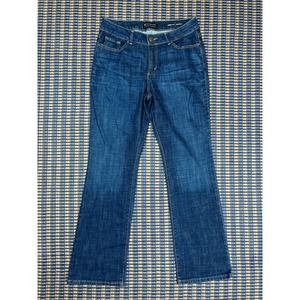LEE Modern Series Women 12 Medium Curvy Fit Bootcut Jeans Mid Rise Stretch Denim